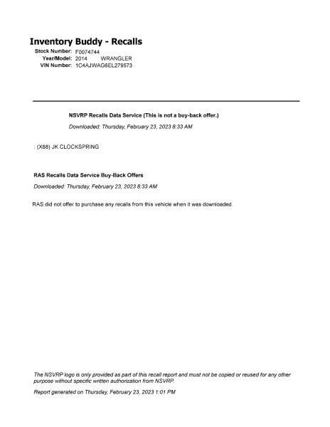 Driver Side View Mirror Full Door VIN W 6th Digit Fits 11-18 WRANGLER 2373627 thumbnail 13