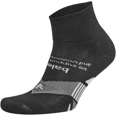 Balega Enduro Physical Training Quarter Running Socks - Black