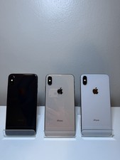 Lot Of 3 or Single Unit Apple iPhone XS Max 64GB Unlocked B+ Black Gold & White