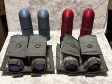 37mm Practice Set Cobray Launcher Chalk Signaling With 2 New ACU 40mm Pouches