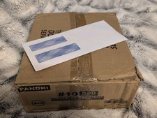 500 10 Double Window Security Envelopes, PANDRI NO.10 Self-Seal Window Envelopes