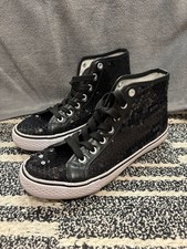 Women&rsquo;s u Weissman Black Sequin High-Top Hip-Hop Dance Sneakers