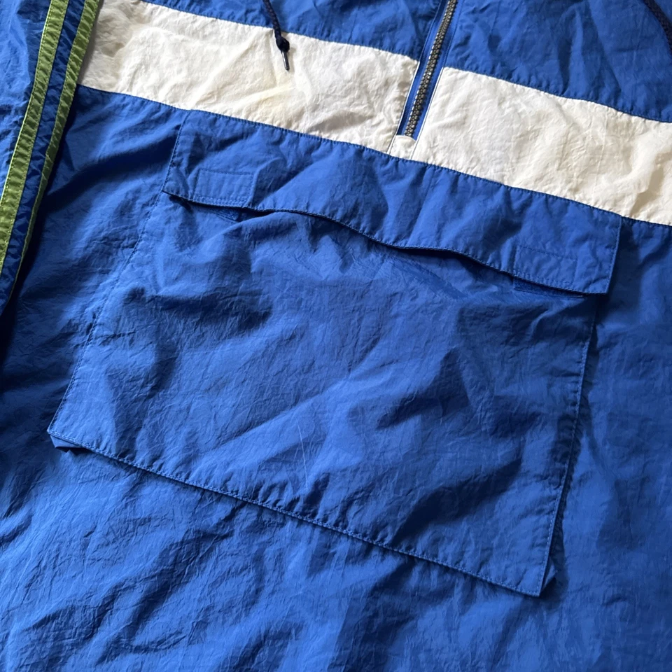 Chaqueta cortavientos ligera vintage Adidas media cremallera talla mediana Foto 3 de 4