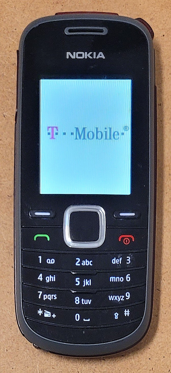 Nokia 1661 - Gray and Red ( T-Mobile ) Cellular Candybar Phone | eBay