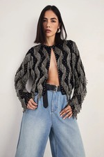 Nastygal Black Trophy Jacket Womens Going Out Jackets & Coats
