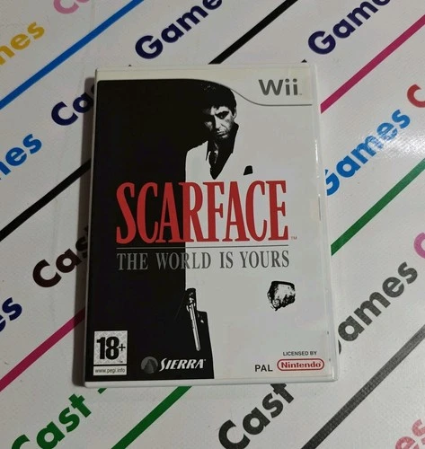 NINTENDO WII SCARFACE THE WORLD IS YOURS DISC MINT ITALIAN COMPLETE 