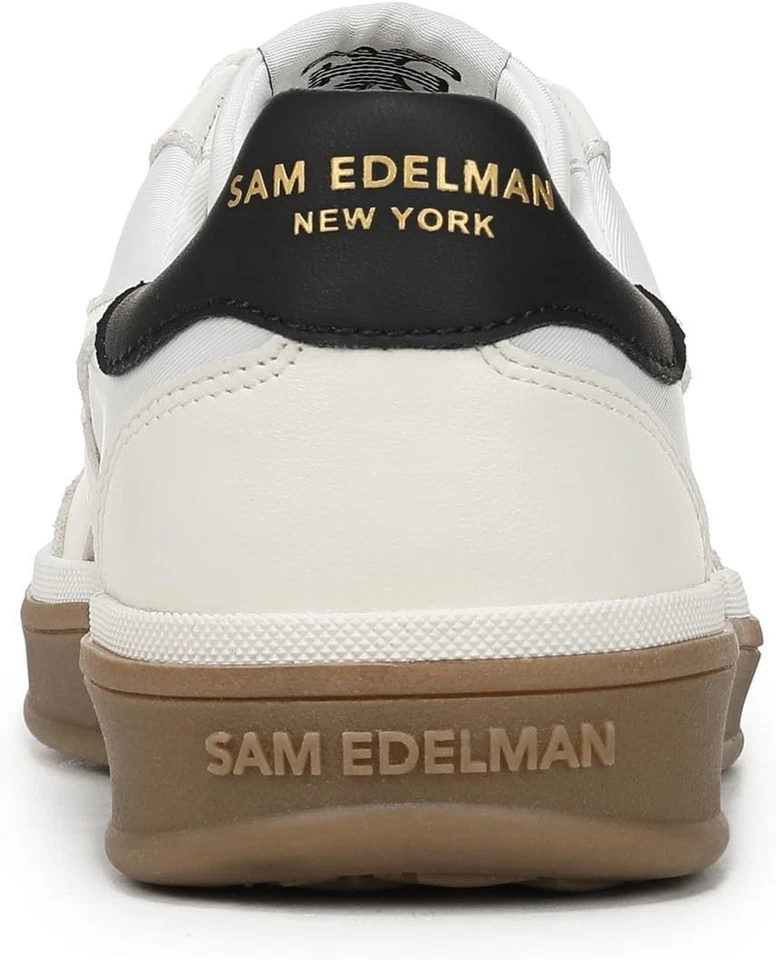 Sam Edelman Women's Althea Lace-Up Sneaker Optic White/Black 8.5M - Image 4 of 4