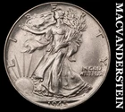 1945 Silver Walking Liberty Half Dollar - Choice Gem Brilliant Unc+++  #K1780