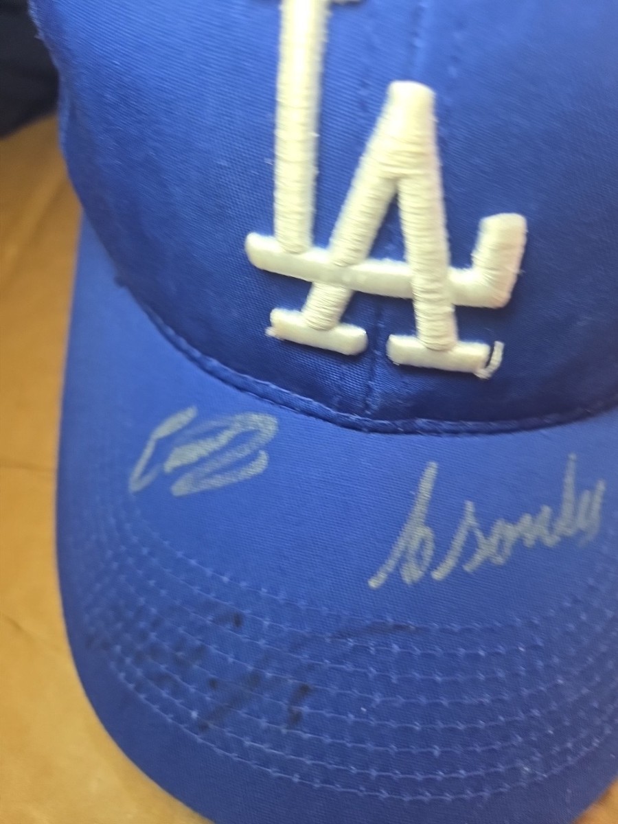 Hat Dogers Blue Adjustable Hat Blue Adjustable Autographed View 2