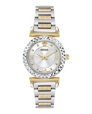 Versace Womens  Two Tone 27mm Bracelet Fashion Watch