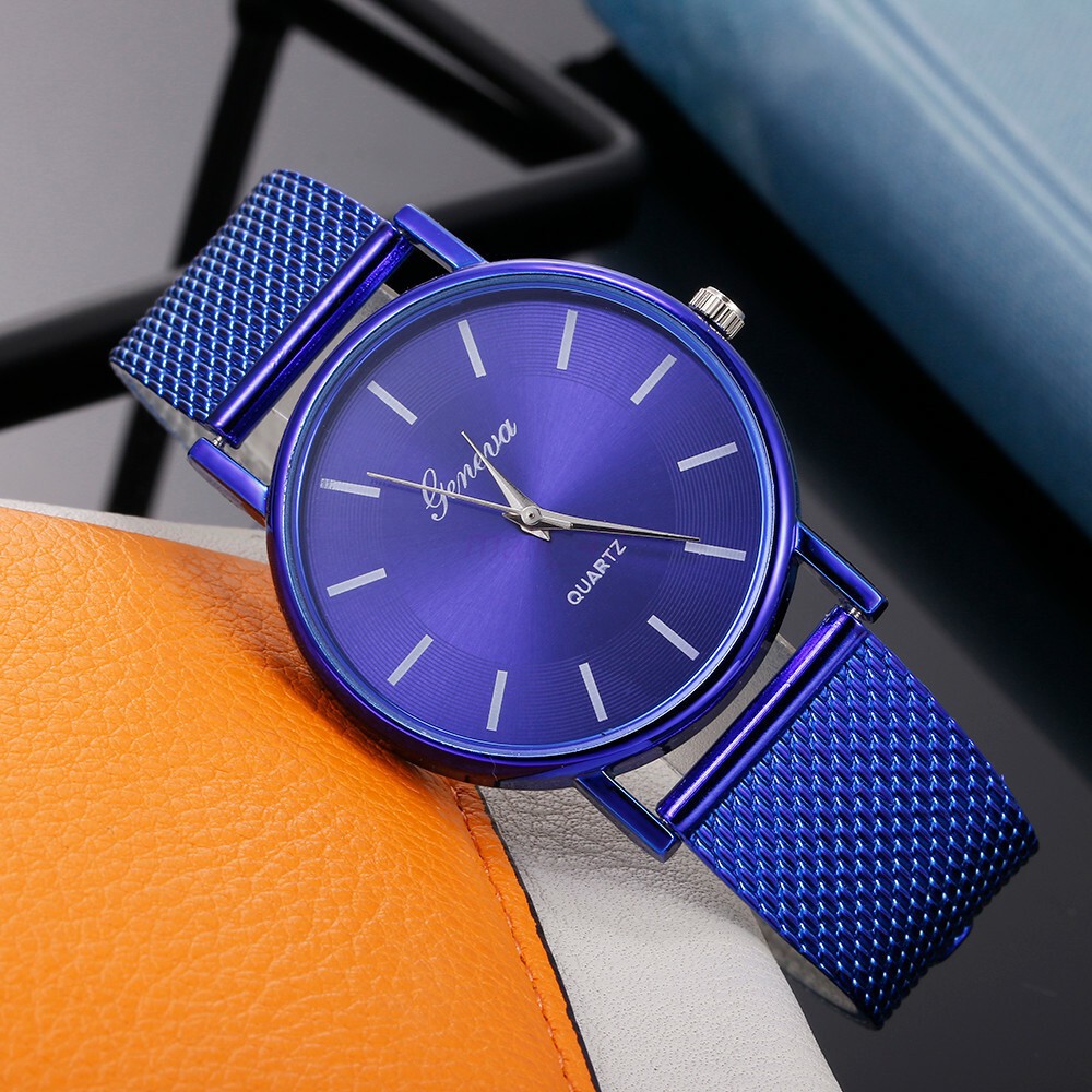 Women Ladies Ultra Band Watch Easy to Read Quartz Dress Wristwatch