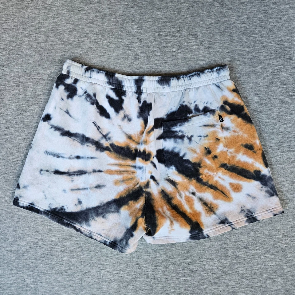 Volcom X Outer Banks OBX Tie Dye Shorts Have A Good Day Tiger Stripes RARE - Image 2 of 4
