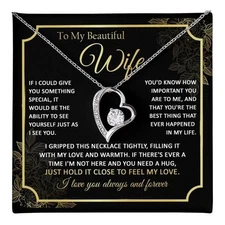 Jewelry My Wife - Forever Love Necklace, To My Wife Necklace