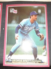 1984 Donruss Action All Stars - George Brett #55  oversized 3.5x5 cards