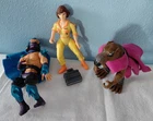1988 3/Lot TMNT Shredder 5", Master Splinter 4", April O'Neil 5" Action Figures