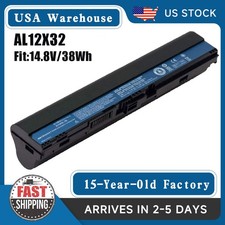 Battery for Acer Aspire One 725 756 V5-171 AL12X32 AL12A31 AL12B31 AL12B32 38Wh