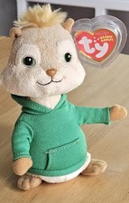 Ty Beanie Babies THEODORE Alvin The Chipmunks 2010 Retired NWT & Tag Protector 