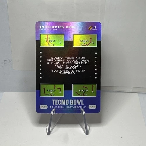 2026 Bo Jackson Battle Arena Tecmo Bonus BPL24 SSP Play Card “intercepted Draw”