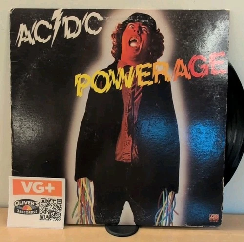 AC/DC | Powerage | Vinyl LP | 1978 Atlantic SD 19180 | VG+/VG+