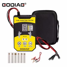 GODIAG GT113 Fuel Injector Tester&Cleaner with 6 Sizes of Adapters 8 Pulse Modes