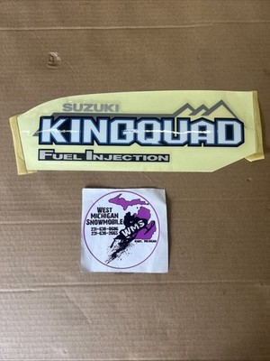 Suzuki Fr R Fender Emblem P/N 68151-31G10-DJF 2007-2010 King Quad OEM