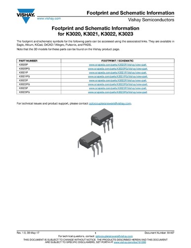 5PCS K3023P Encapsulation DIP-6, OPTOCOUPLER TRIAC DRIVER VISHAY IC G USA ship - Picture 11 of 11