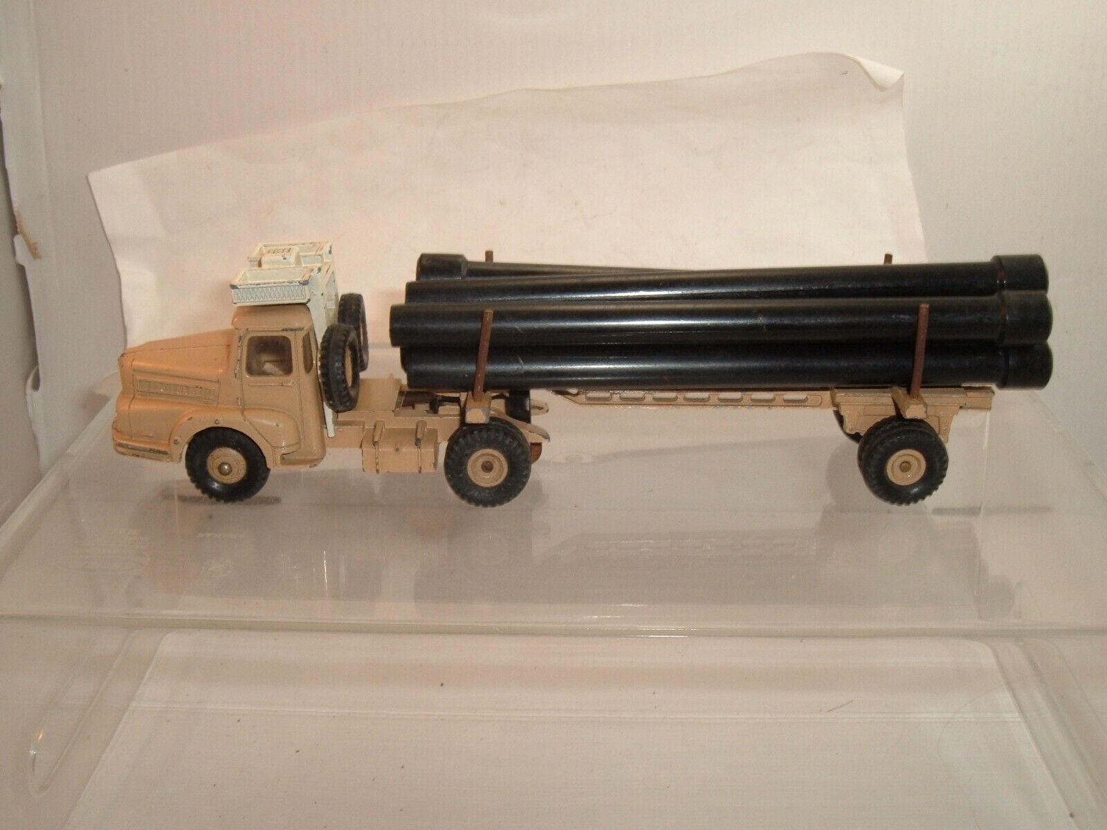 DINKY TOYS FRANCE NO 39 UNIC PIPE CARRIER GENUINE ORIGINAL IN USED VINTAGE OLD Wszystkie produkty 5 razy