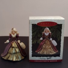 Hallmark Keepsake Ornament HOLIDAY BARBIE 4 Collector's Series With Box 1996