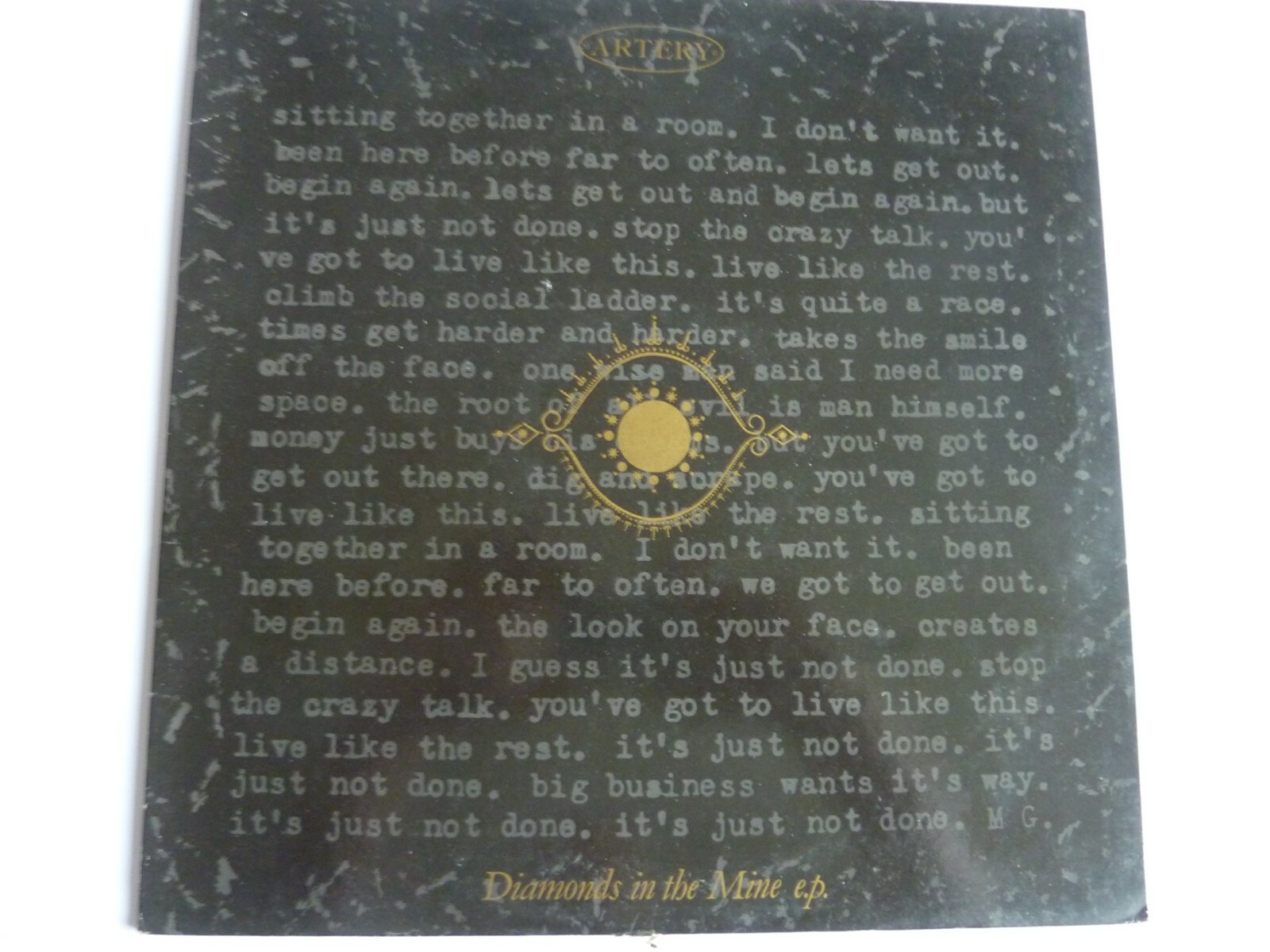 ARTERY DIAMONDS IN THE MINE EP 12" SINGLE