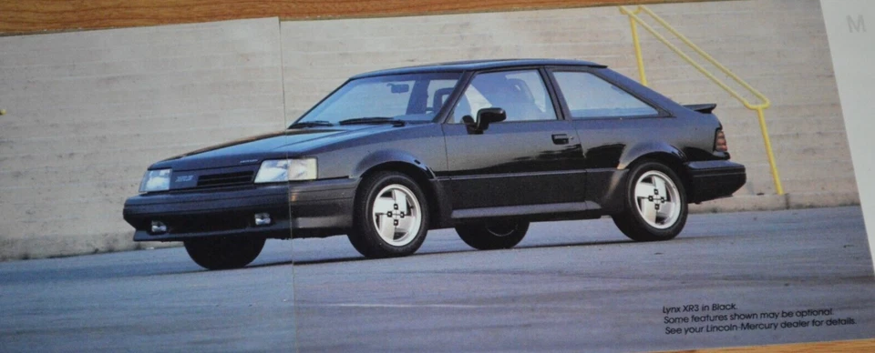 Mercury Lynx XR3 1987 anuncio original distribuidor anuncio impreso 87 Foto 2 de 2