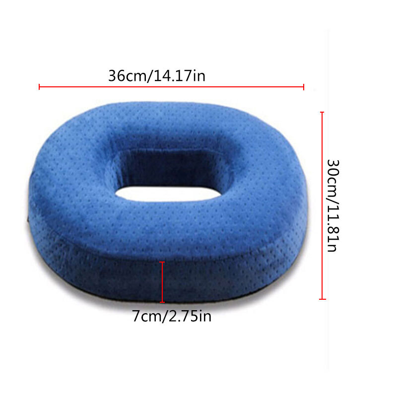 Coccyx Pain Relief Memory Foam Comfort Donut Ring Chair Seat Cushion
