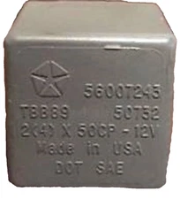 56007243 Jeep Grand Cherokee Turn Signal Flasher Relay Module *Tested* 1993-1998