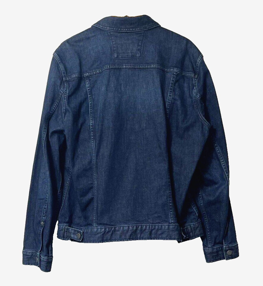 Banana Republic Men Blue Rinse Denim Jacket XL NWT RRP$220 image 7
