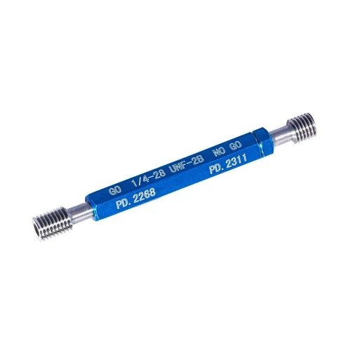 Tanfel 1/4-28 UNF-2B Taperlock GO NOGO Thread Plug Gage - Gauge.  CERTIFIED