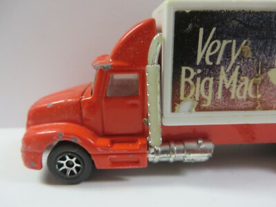 Vintage 1996 Hot Wheels Haulers McDONALD'S Semi Truck Very Big Mac