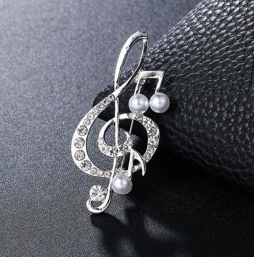 Broche de strass clave de Sol Musical | Elo7 Produtos Especiais