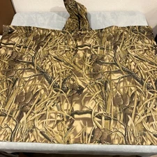 True Vintage Duck Hunting Trench Coat Hoodie Real Tree 50x80 Waterproof Boxy