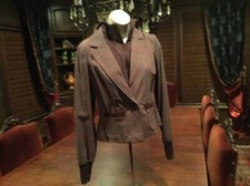 BCBG Girls Double Jacket. Hooded Interior. Espresso Brown. Zip Front. Size Small