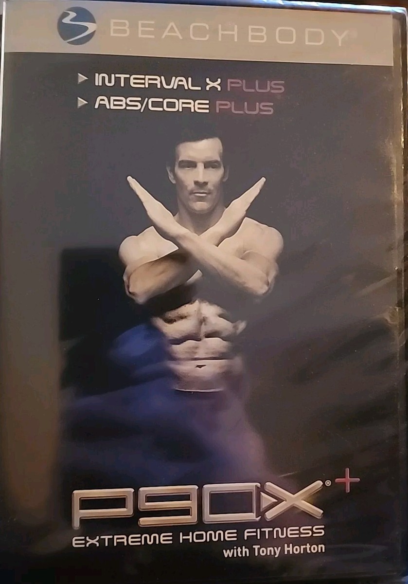 P90X+ Plus Tony Horton Extreme Home Fitness Workout Program DVD