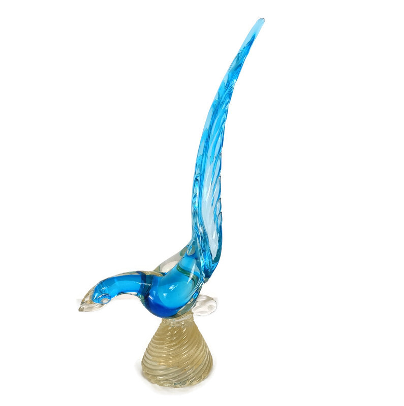 MURANO ARCHIMEDE SEGUSO ムラノ ブルー グラス MURANO ARCHIMEDE SEGUSO ムラノ ブルー グラス MURANO