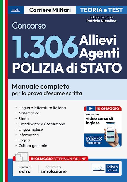 CONCORSO 1306 ALLIEVI AGENTI POLIZIA DI STATO  - NISSOLINO PATRIZIA (Curatore) -