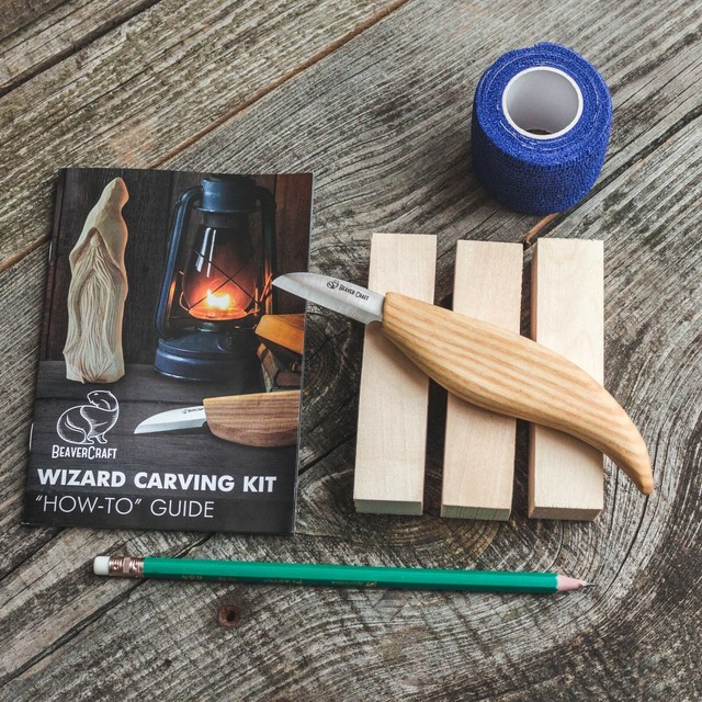 Wood Carving Whittling Hobby Kit for Adults & Teens DIY Wizard eBay