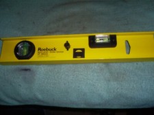 SPIRIT LEVEL 14" - 360MM   GIRDER SECTION WITH ANGLE FINDER ROEBUCK BRAND