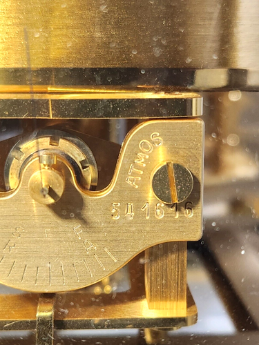 Vintage Jaeger Le Coultre Atmos Clcck 528-8 funzionante - Foto 5 di 7