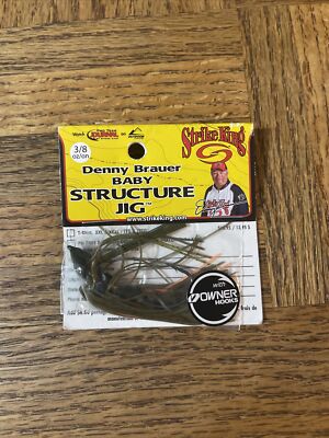 Strike King Dbbstj38-101 Denny Brauer Baby Structure Jig 3/8oz