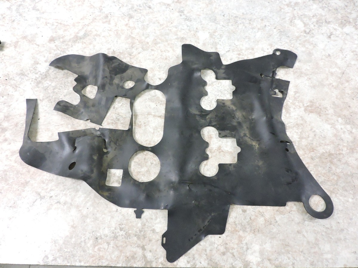 08 ZX10 ZX1000 ZX 10 1000 E Kawasaki rubber engine cover flap heat