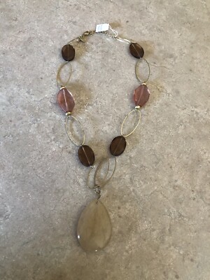 Lia Sophia Raw Sugar Necklace NWT! 20''-23''