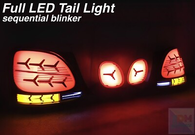 JDM Toyota Aristo JZS161 Voll LED Rückleuchten Sequentiell GS300 GS400 OEM [v6]