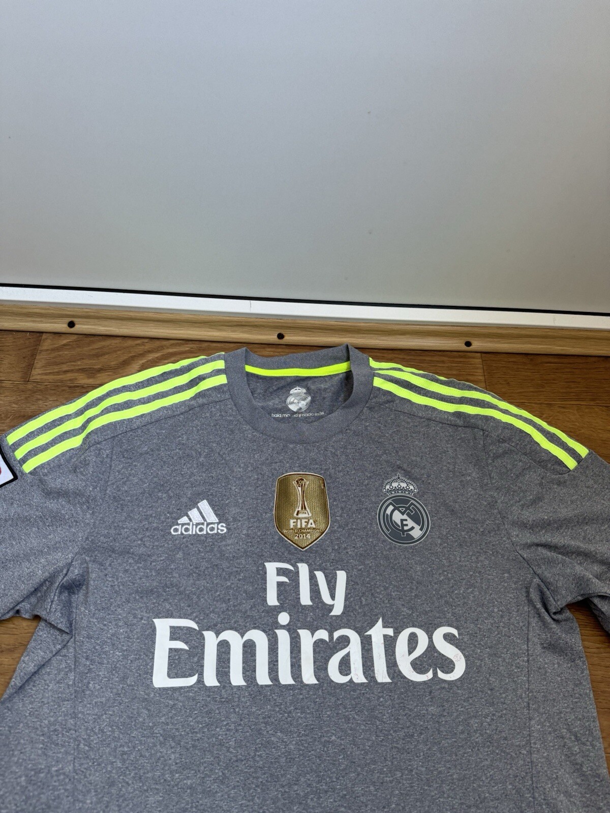 REAL MADRID F.C.  2015-16  (SERGIO RAMOS)  SHIRT JERSEY SOCCER   SIZE-M thumbnail 2