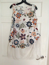 Women’s Flower 100% cotton beach dress one size